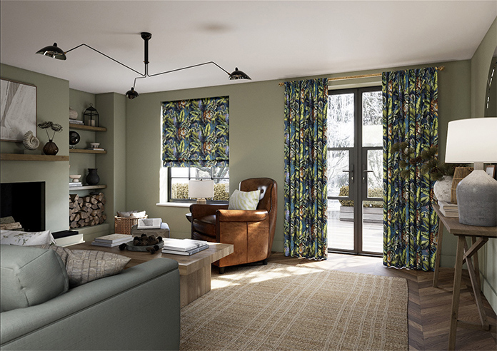 Bengal Tiger, Twilight - Roman Blind - Image 7